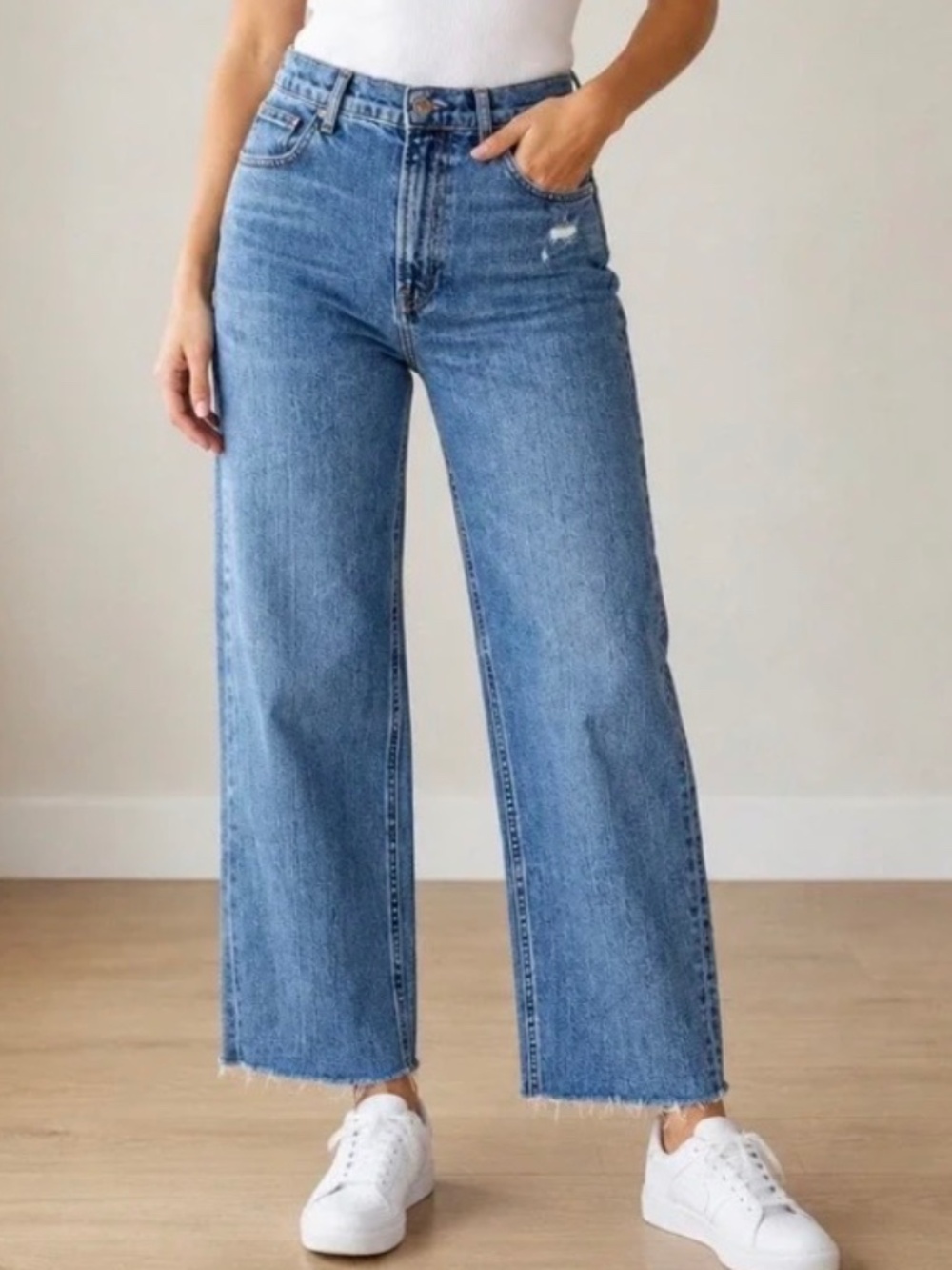 Everlane rigid wide leg way high Jean 28